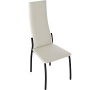 Стул Трия Кредо черный муар/кожзам бежевый