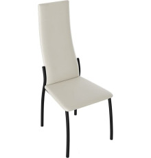 Стул Трия Кредо черный муар/кожзам бежевый
