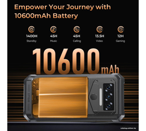 Телефон Oukitel WP38 6GB/256GB черный