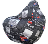 Кресло-мешок Flagman Груша Макси Г2.7-31 Times серый