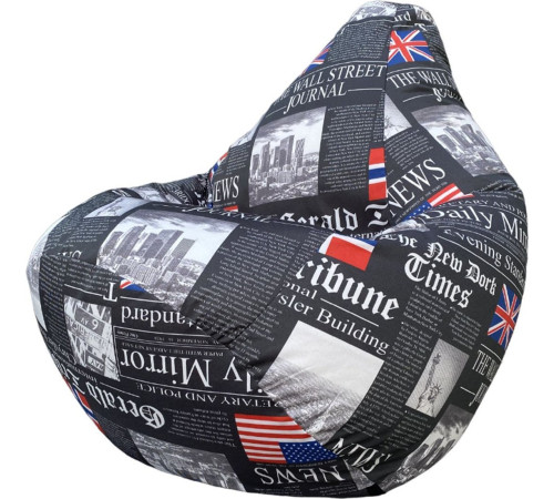 Кресло-мешок Flagman Груша Макси Г2.7-31 Times серый