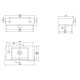 Умывальник CeraStyle City TB002F22R00