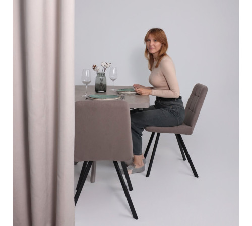 Стул Мамадома Rommy b05 Latte Lux/черный