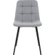 Стул Mio Tesoro Палермо светло-серый/черный