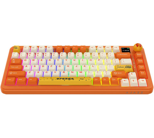 Клавиатура Ajazz AK820 Max оранжевый/белый, Ajazz Avocado