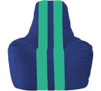 Кресло-мешок Flagman Спортинг С1.1-123 синий/бордовый