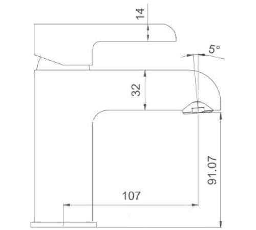 Смеситель Gappo G1003-6