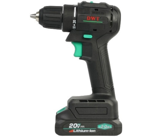 Дрель-шуруповерт DWT ABSP-20 DN-2 BMC с 2-мя АКБ, кейс