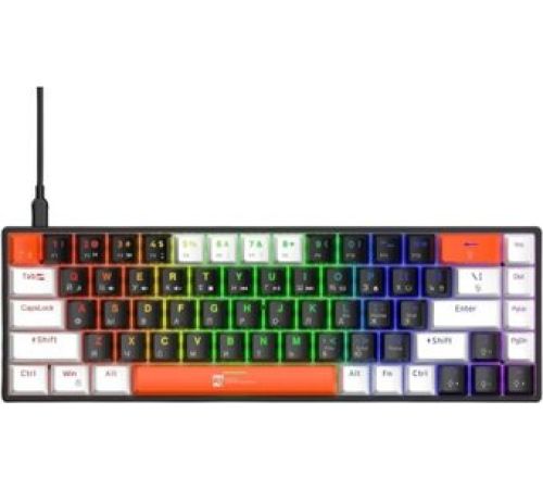 Клавиатура R8 1038 Wired Mechanical черный/белый/оранжевый