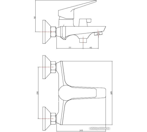Смеситель Esko Murano MR 54