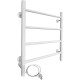 Полотенцесушитель Ростела Виктория 50x60/4 с диммером, белый левый