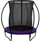 Батут GoUP Luxury 6FT с сеткой, фиолетовый