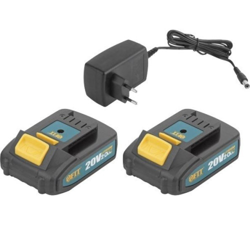 Дрель-шуруповерт FIT 79901 с 2-мя АКБ, кейс