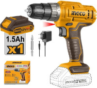Дрель-шуруповерт Ingco CDLI1218 с 1-им АКБ