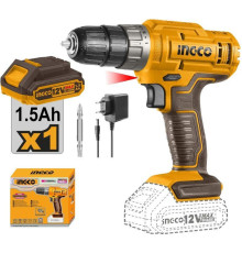 Дрель-шуруповерт Ingco CDLI1218 с 1-им АКБ
