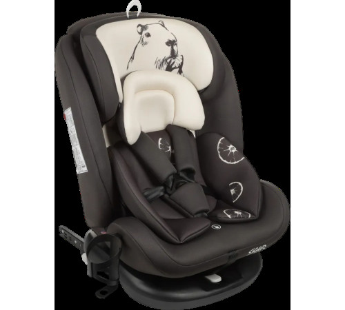 Детское автокресло Siger Престиж Isofix Lux KRES4060 капибара