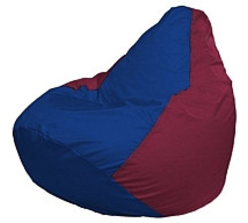 Кресло-мешок Flagman Груша Мини L Г0.1-123 синий/бордовый