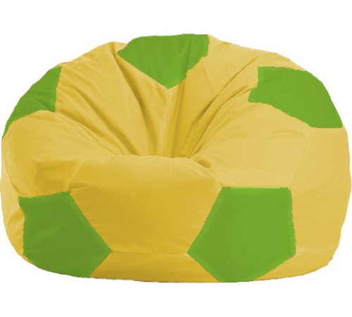 Кресло-мешок Flagman Мяч Стандарт М1.1-256 желтый/салатовый