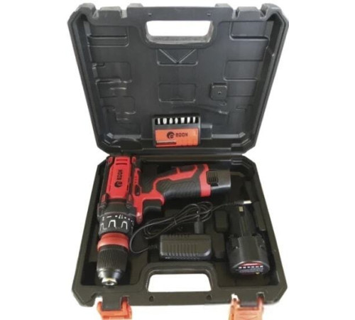 Дрель-шуруповерт Edon AD-12AUN с 2-мя АКБ, кейс