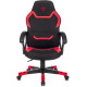Кресло Zombie 10 черный/красный