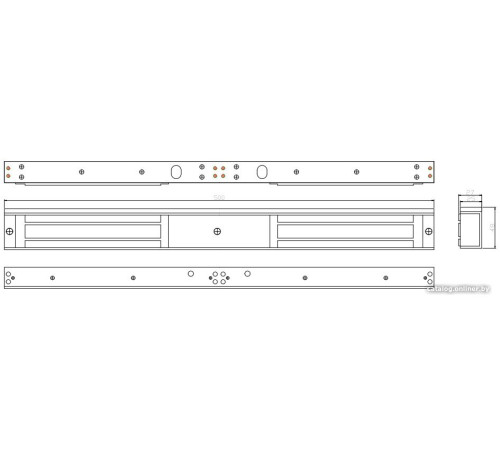 Электромагнитный замок ZKTeco CM-280D