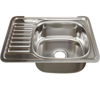 Кухонная мойка Mixline 535618 правая, полированная, 0.8 мм
