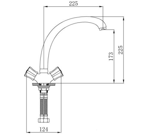 Смеситель РМС SL116-273F