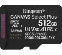 Карта памяти Kingston Canvas Select Plus microSDXC 512GB SDCS3/512GBSP