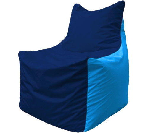 Кресло-мешок Flagman Фокс Ф2.1-48 синий темный/голубой