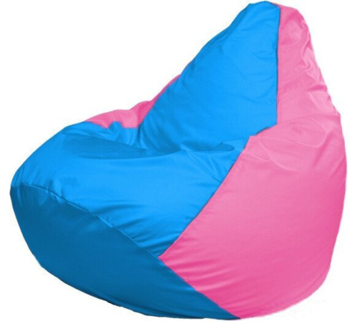 Кресло-мешок Flagman Груша Макси Г2.1-277 розовый/голубой