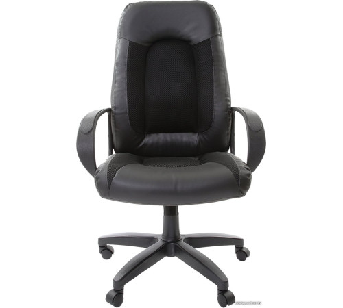 Офисное кресло Brabix Strike EX-525 кожзам/ткань TW, черный