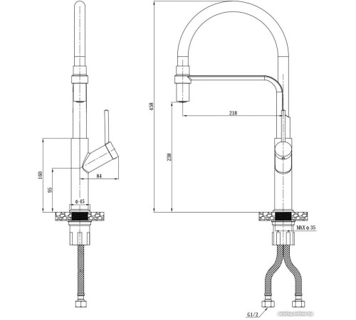 Смеситель Esko K50GW