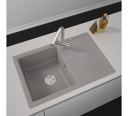 Кухонная мойка ZorG Rock 78 Premium alumetallic