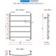 Полотенцесушитель Ростела Соната 500х600/5 1