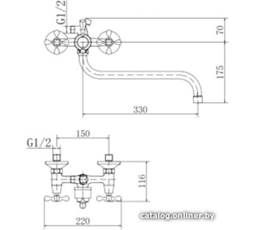 Смеситель Fashun A2208-2