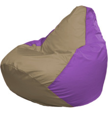 Кресло-мешок Flagman Груша Макси Г2.1-84 сиреневый/бежевый темный
