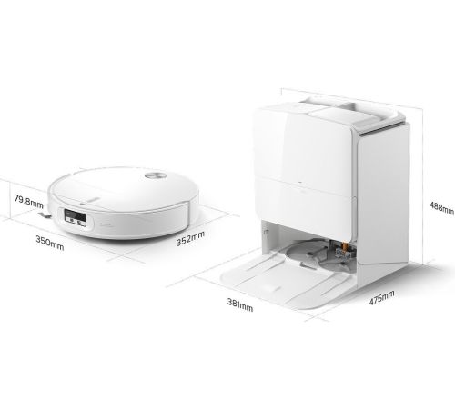Робот-пылесос Roborock Qrevo Edge 2 Pro QE2P02-02 белый