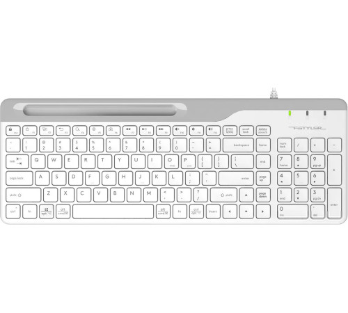 Клавиатура A4Tech Fstyler FK25 белый/серый