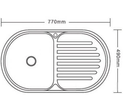 Кухонная мойка Ledeme L67749-R