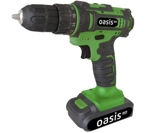 Дрель-шуруповерт Oasis AS-18V Eco с 2-мя АКБ, кейс