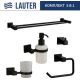 Набор аксессуаров для ванной Lauter 21SH6062 + 21SH6172 + 21SH6092 + 21SH6072 + 21SH6022 Matt Black, 5 предметов