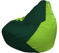 Кресло-мешок Flagman Груша Макси Г2.1-63 салатовый/зеленый темный