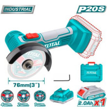 Дисковая циркулярная пила Total TAGLI76012 с 1-им АКБ, кейс