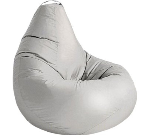 Кресло-мешок Kreslomeshki Груша L G-100x80-S серебристый