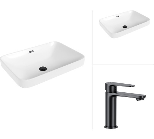 Умывальник Lauter 21441B + Moon 21СК691BS