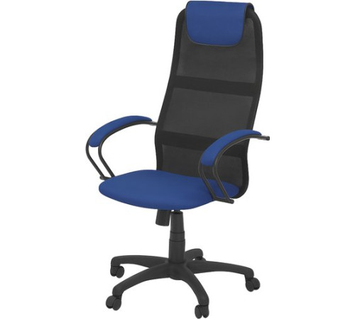Офисный стул Mio Tesoro Эрнесто синий/черный