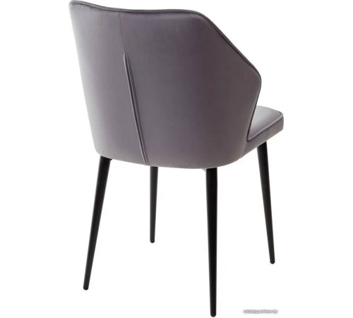 Стул M-City Seattle-V 461MC03529 серый 27 велюр/черный