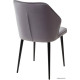 Стул M-City Seattle-V 461MC03529 серый 27 велюр/черный