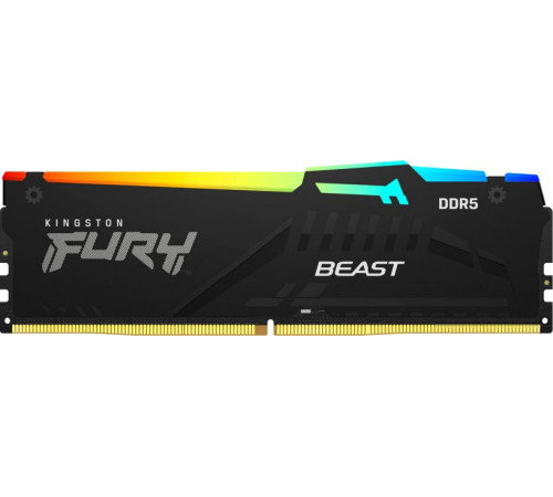 Оперативная память Kingston FURY Beast RGB 32ГБ DDR5 5200 МГц KF552C40BBA-32