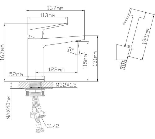 Смеситель AV Engineering AVNEO1-A170-112